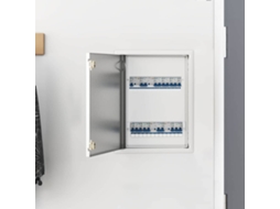 Vidaxl Painel De Acesso Branco 43,5 X 33 X 3 Cm Aço