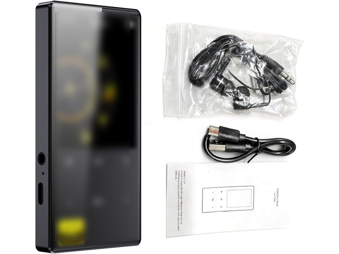 Reprodutor De Mp3 Hi-fi Com Bluetooth 5.0 E Rádio Fm, Tela 2,4