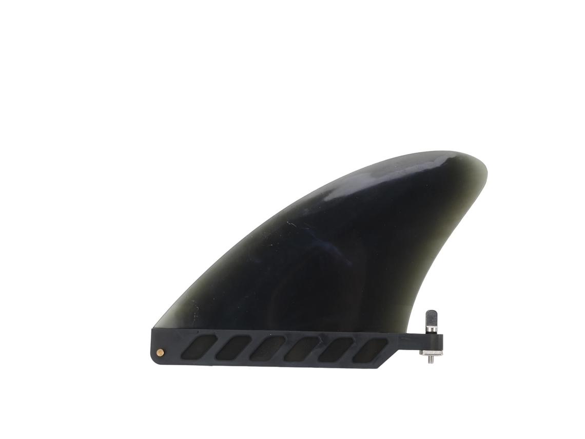 Aleta De Prancha De Surf 4.6in Tpu Leve Controle Aprimorado Design Estiloso Para Longboard Preto