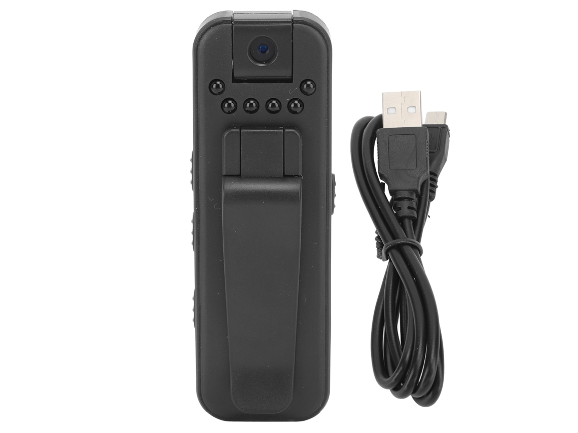 Câmara Corporal Portátil L7 Gravador Clip Posterior 1080p Ângulo Amplio Afixação Magnética Redução Inteligente De Ruído