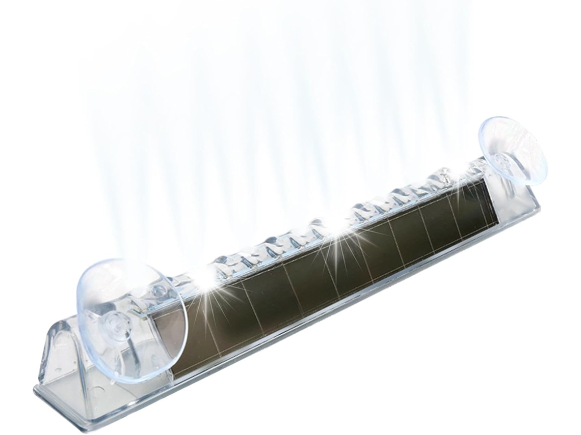 Luzes Solares Para Carro, Luz De Advertência Led Recarregável