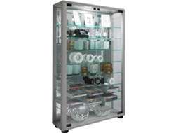 Suporte De Vidro Vitrine Lumo Mini Espelho Vcm