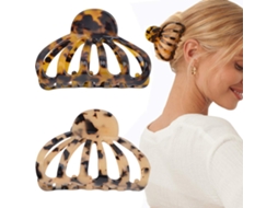 Grampos Jumbo Design Tartaruga/leopardo
