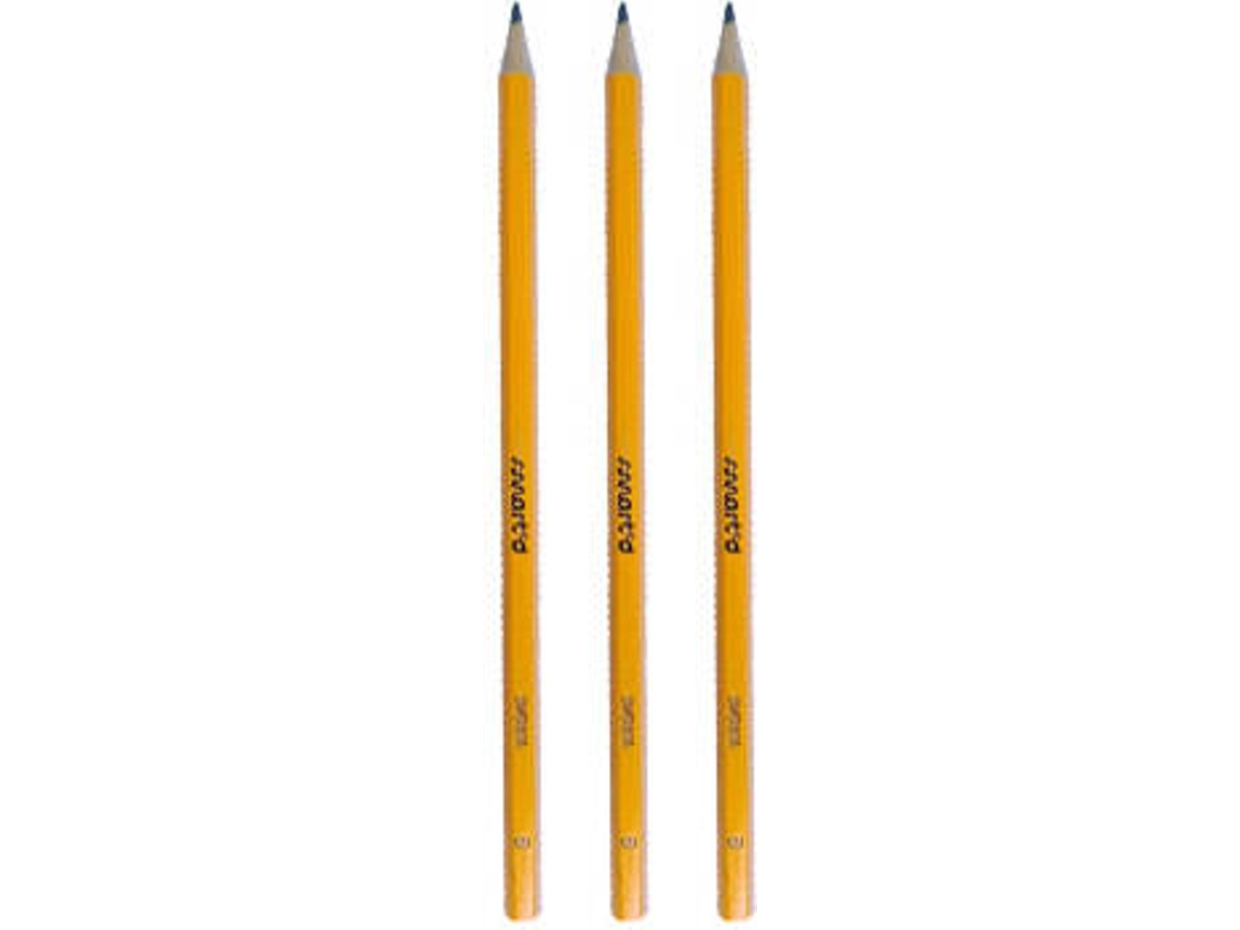 Lápis de Carvão SMARTD B (Multicolor - 3 Und)