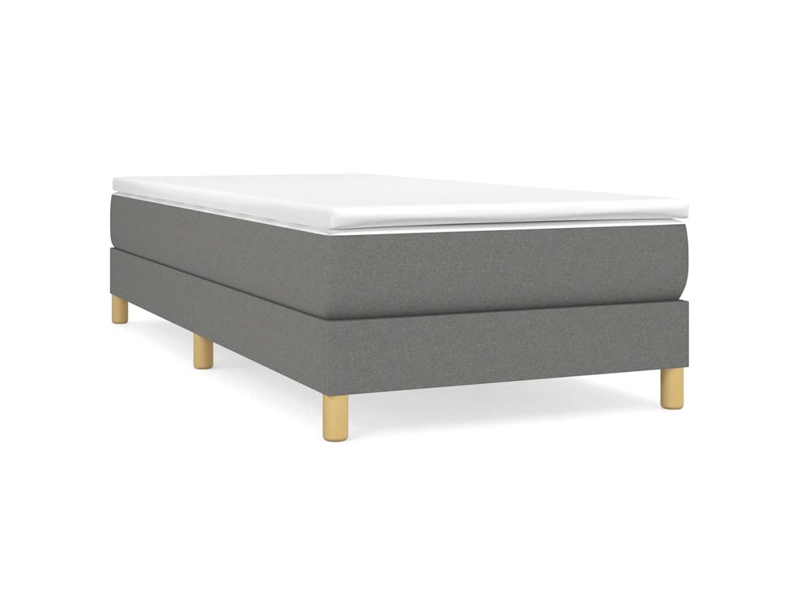 Box Spring Bed, Box Spring Beds Vidaxl Cinzeto Tecido (90 X 200 Cm)