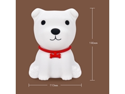 Luz Noite Recarregável Silicone Lâmpada de Cachorro para Crianças NEVEANCE