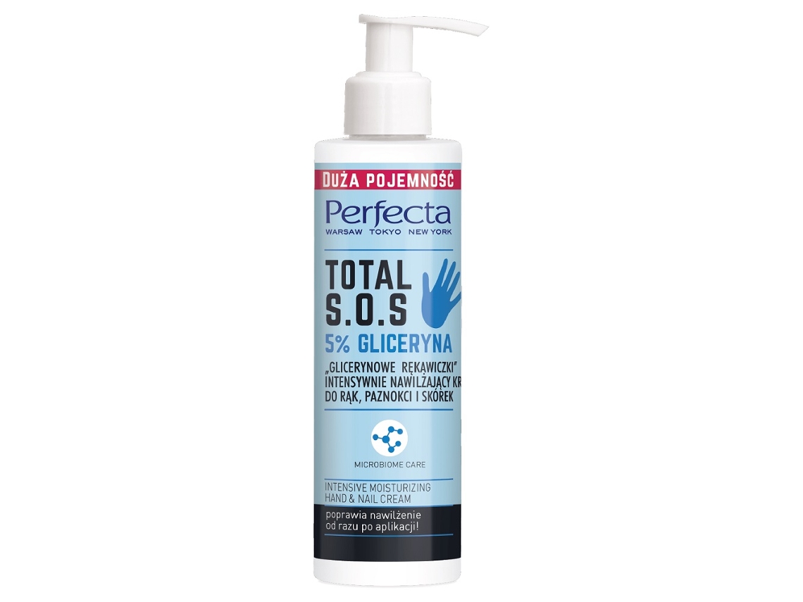 Creme Para Mãos Total S.o.s Luvas De Glicerina Perfecta, 195ml