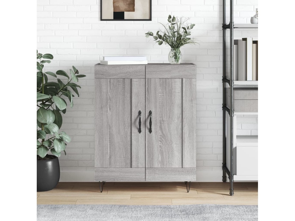 Sideboard, Sideboards Vidaxl Cinzeto Madeira Processada (n/a)