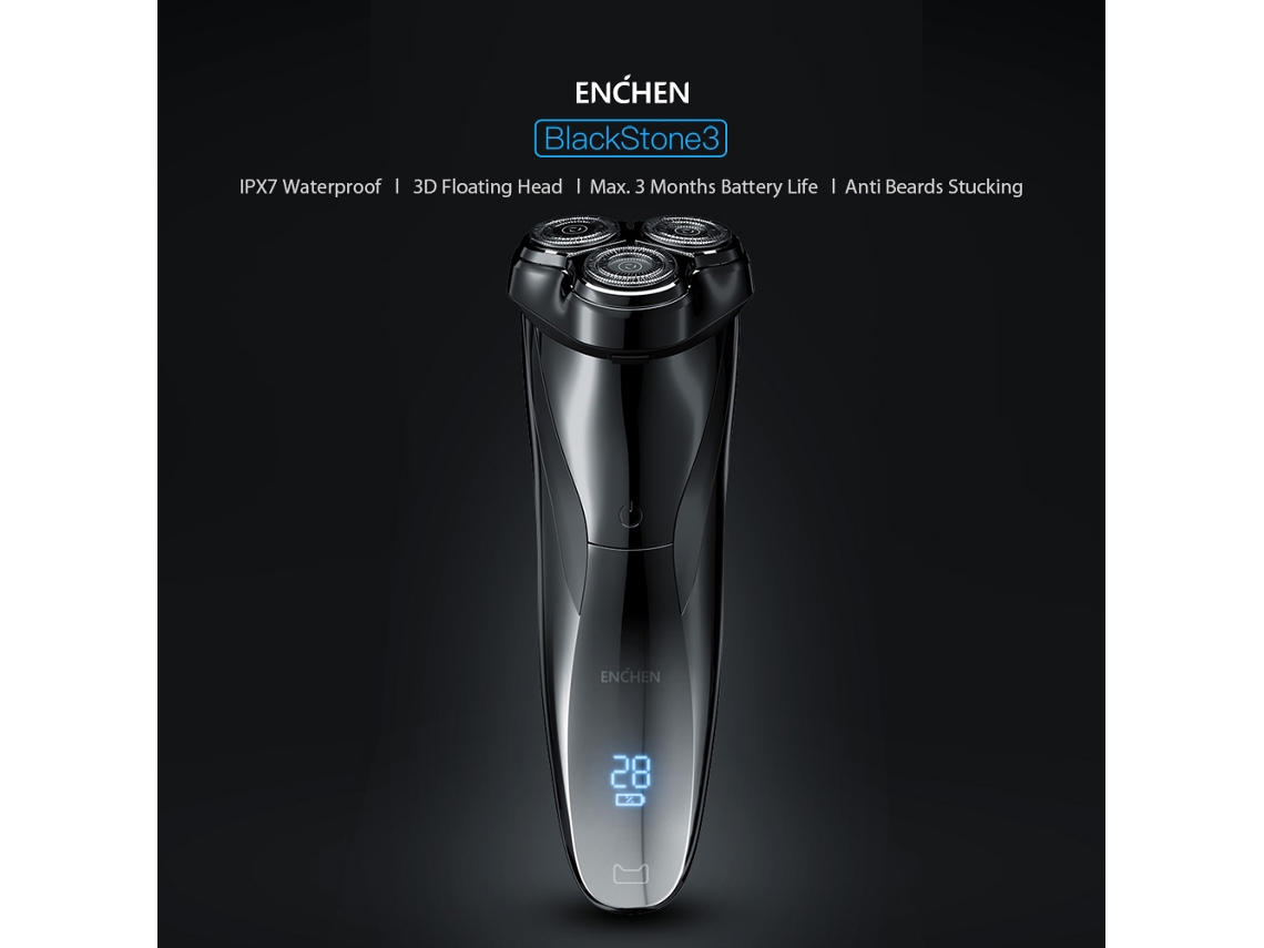 Aetheria enchen Blackstone 3 Barbear de Eletric 3d Lâminas Flutuantes Recarregável Usb Ipx7