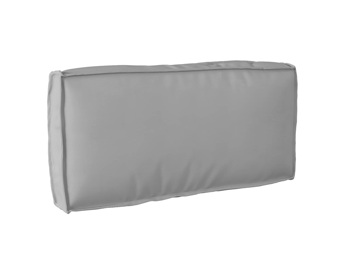 Vidaxl Almofada Tecido Oxford Cinzento 80 X 40 X 12 Cm