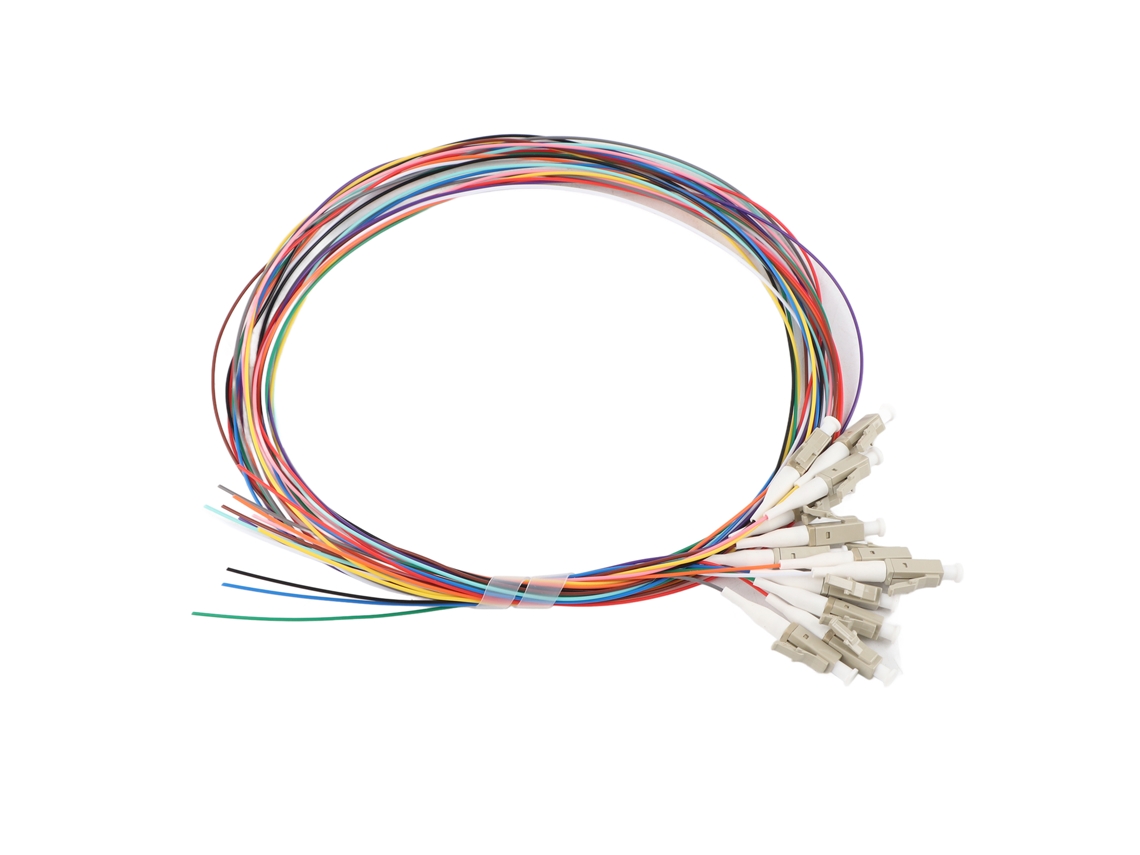 Cabo de Fibra Óptica Multimodo de 12 Núcleos Lc/upc 62.5/125 com Revestimento de Pvc para Redes