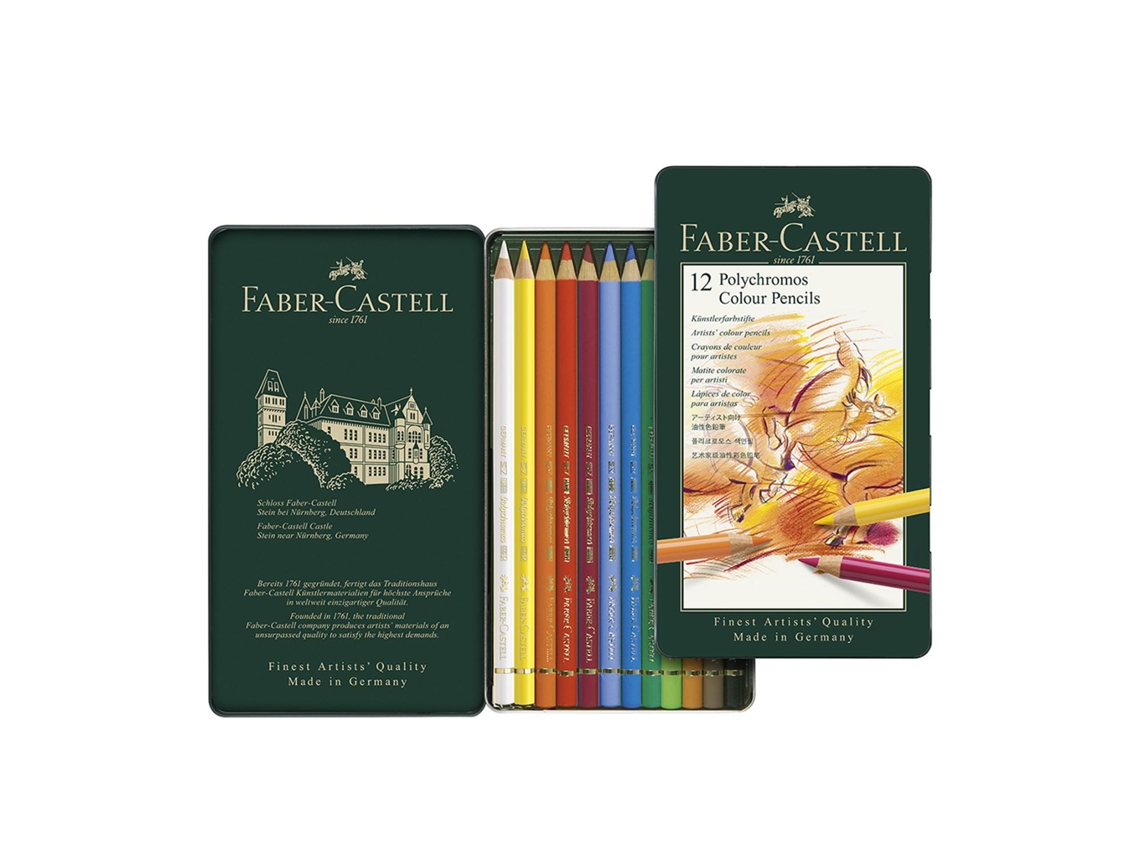 Caixa 12 Lápis Polychromos