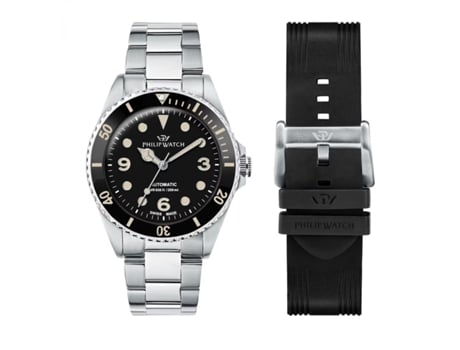 Relógio Masculino PHILIP WATCH R8223216008 Preto Prateado