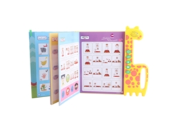 Primerox livro de Aprendizagem Eletrônico Árabe inglês Letras Números Sons Brinquedo Educativo