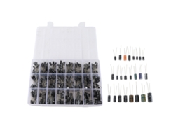Kit De 500 Capacitores Eletrolíticos De Alumínio 0.1uf-1000uf 16v-50v 24 Valores