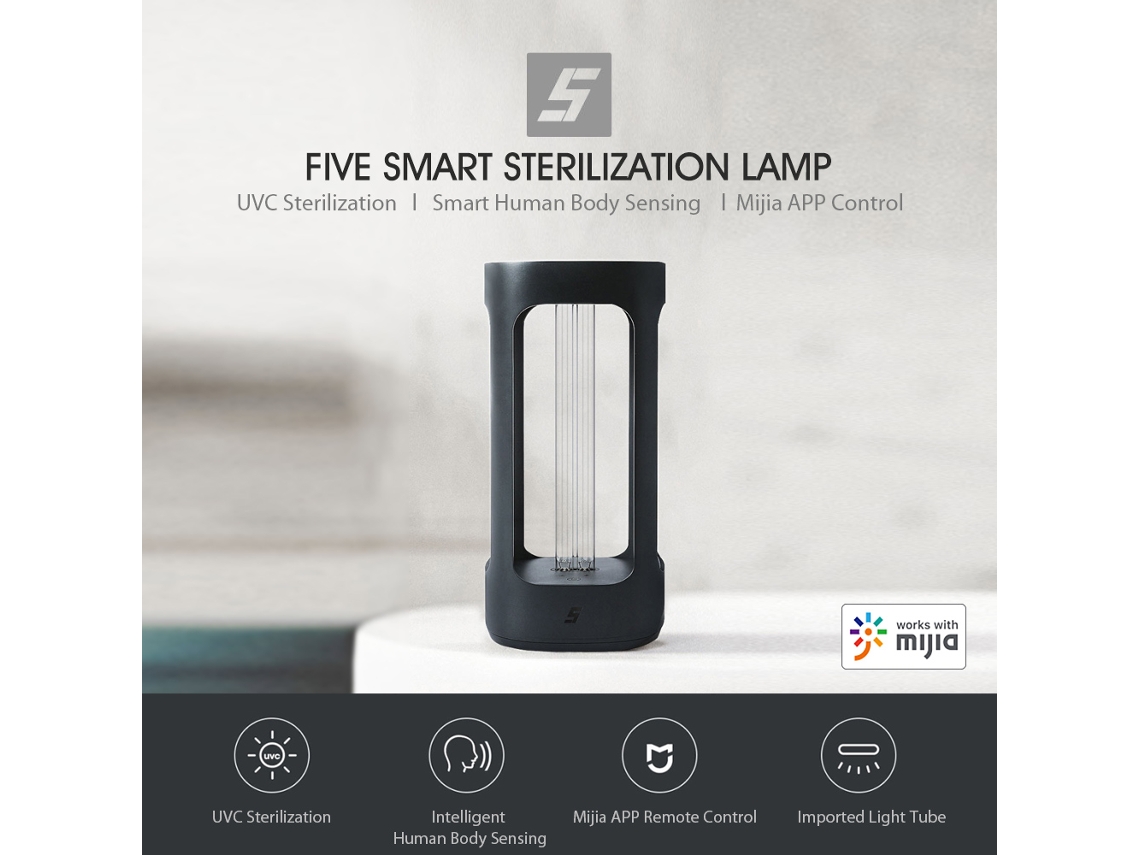 Lâmpada Uvc Smart Five 99.99% Esterilização App 220v