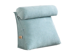 Nova Line cojimbo Triangular Grande para Cama Sofá Almofada Lombar Escritório Azul Lagoa 45x45x20cm