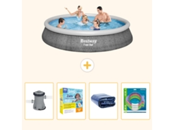 Bestway Piscina Bestway Fast Set Redonda - 396x84 Cm - 5-peças S181