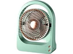 Mini Ventilador De Mesa Usb Silencioso, Com 3 Velocidades Ajustáveis