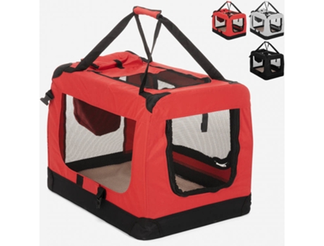 Porta-Carros para Cão e Gato Tecido Dobrável de Tamanho Médio BELLA PET (68,5x48x50cm)