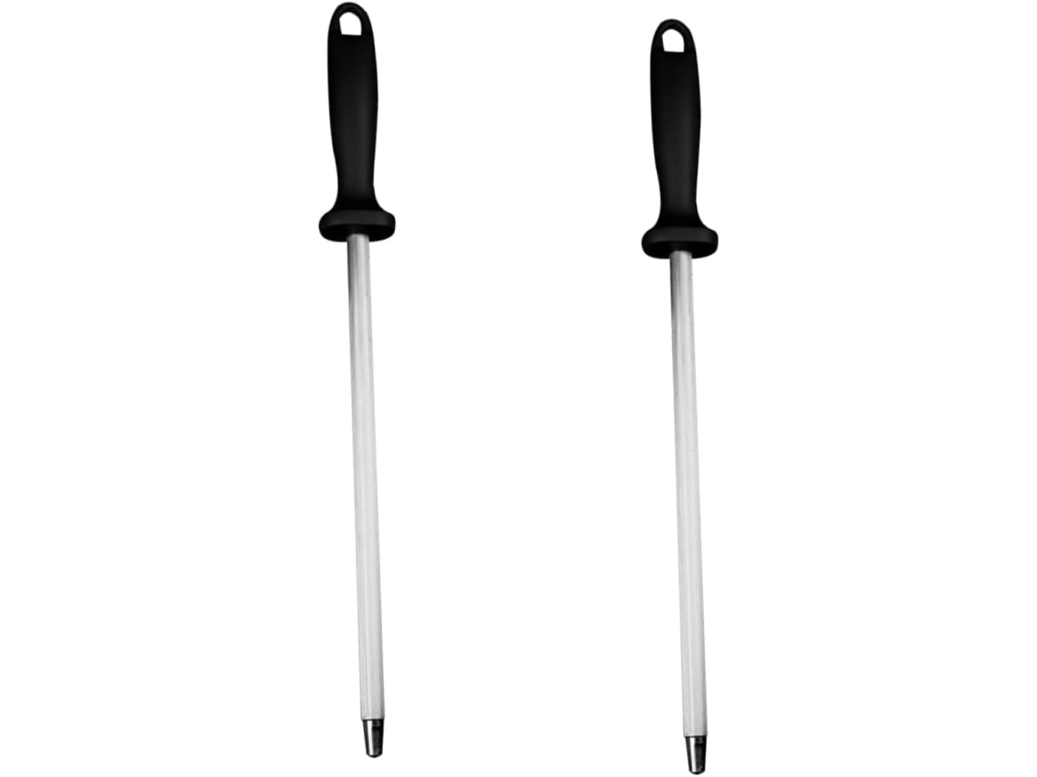 Apontador De Lápis Manual Em Aço Inoxidável Para Cortadores Grama, Afiador Lâminas, Haste Afiar, Utensílio Vayotoy (2 Peças)