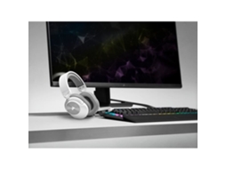 Headset para Jogos CORSAIR Hs55 Surround Branco Microfone Omnidirecional
