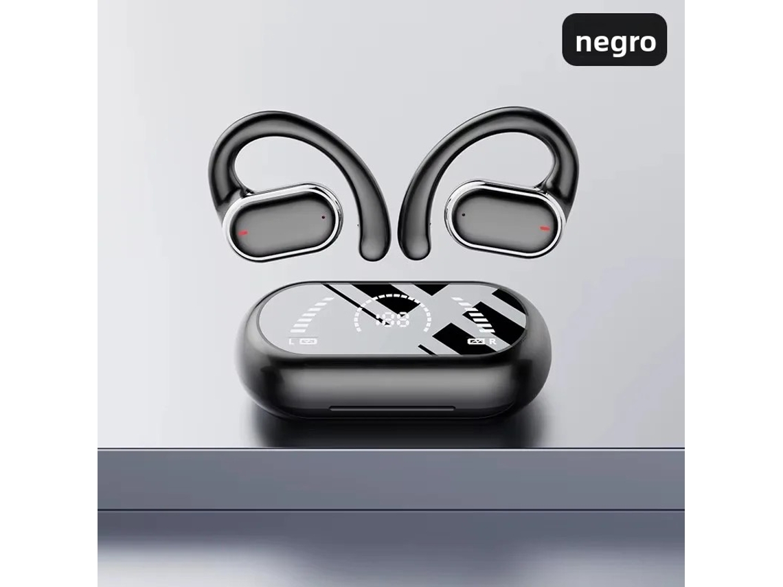 Fones de Ouvido MDUG Bluetooth 5.3 com gancho de orelha, baixa latência, cancelamento de ruído para jogos e esportes