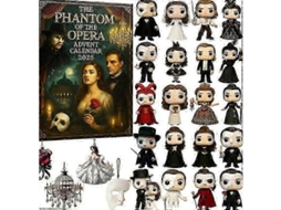 Calendário De Adviento Navideño 2025 Decoração Acrílica Estilo Completo Design 2d Presente Surpresa 24 Dias Phantom Opera