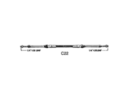 Cabo de Controle C22 Prateado 16´ULTRAFLEX