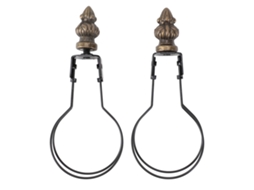 Rebe-2pcs Adaptador De Clip Para Lámpara Moderno Estilo Metal Soporte De Lámpara Clip On Para Sala Dormitorio Negro