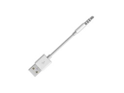 Cabo Zruxe Para Ipod Shuffle 3ª A 7ª Geração Usb 2.0 (dados E Carregamento)