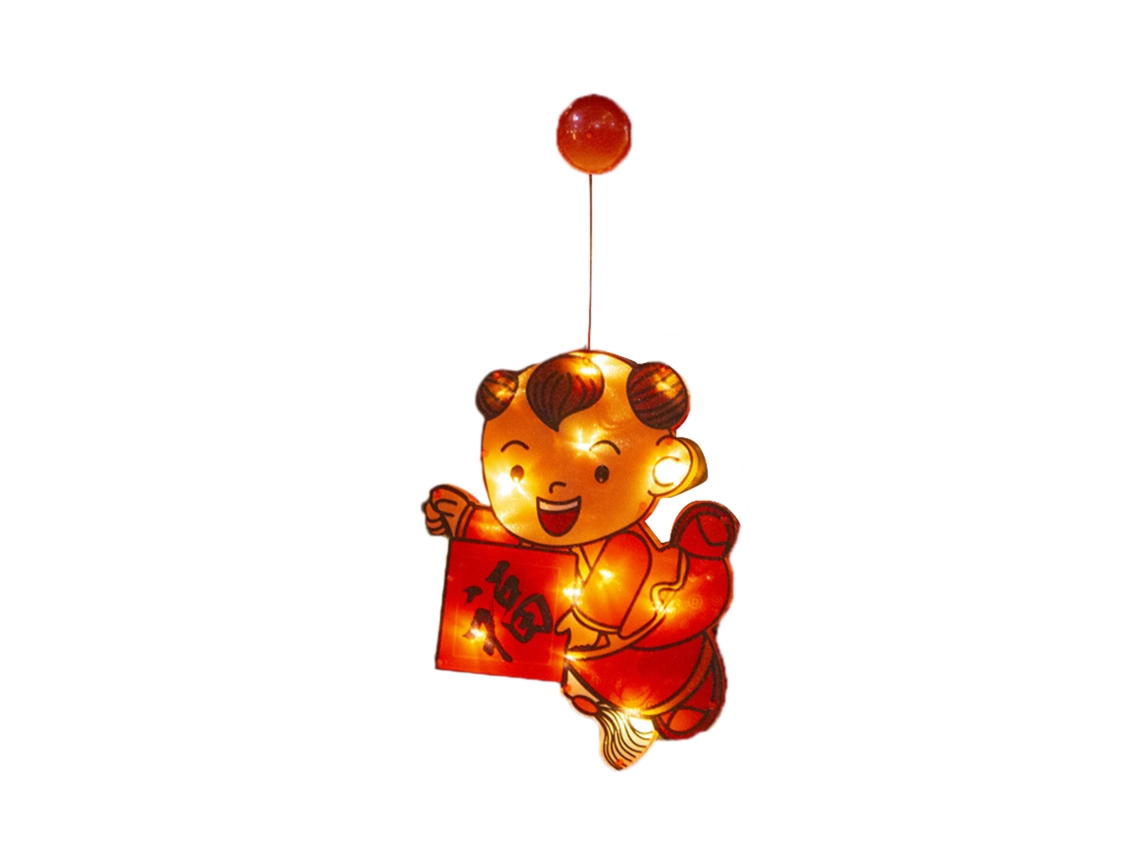 Lâmpada Decorativa Ano Novo Chinês Iluminação Decoração