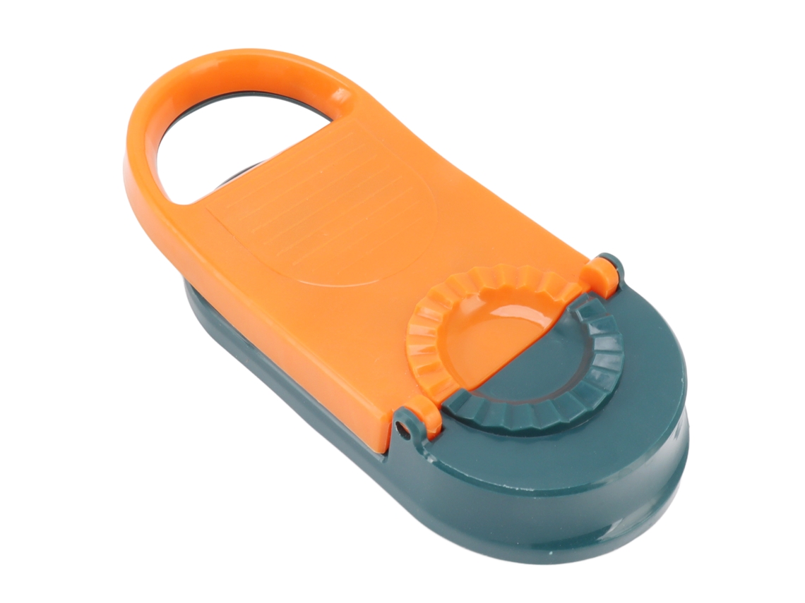 Molde Manual 2 Em 1 Para Dumplings, Utensílio De Cozinha Multifuncional Para Fazer Dumplings, Laranja