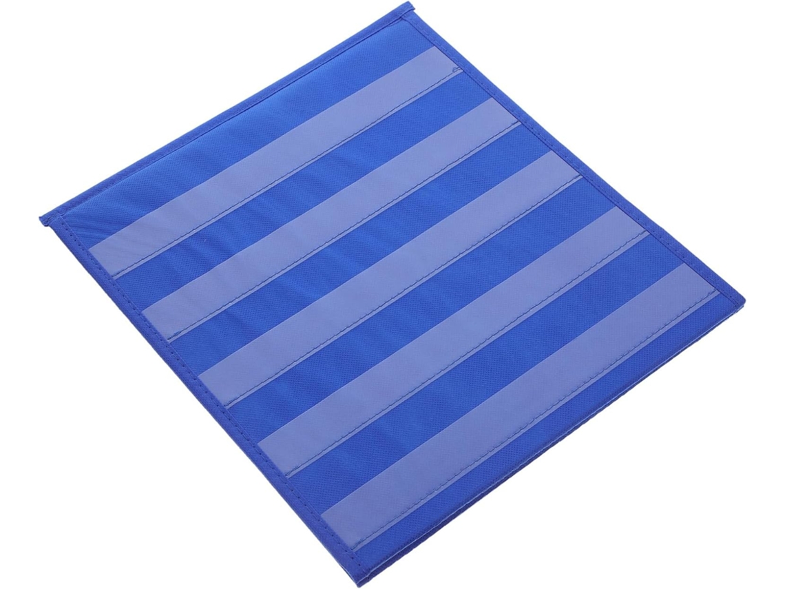 Prancheta Triangular de Bolso Dupla Face Amosfun, Azul, com Bolsos Versáteis e Suporte Estável para Biblioteca