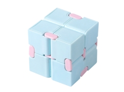 Quebra-cabeça De Velocidade Macaron Colorido Para Crianças E Adultos Brinquedo Educativo Portátil Azul
