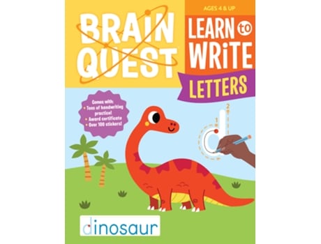 Livro Brain Quest Learn to Write Letters de Workman Publishing (Inglês)