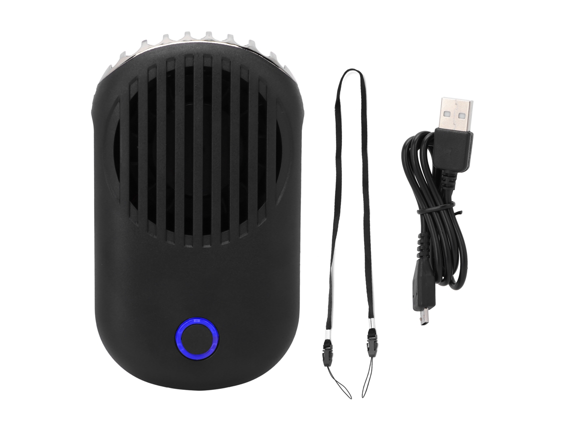 Eyelashes Dryer Fan Mini Portable Bladeless Nail Art Blower Black