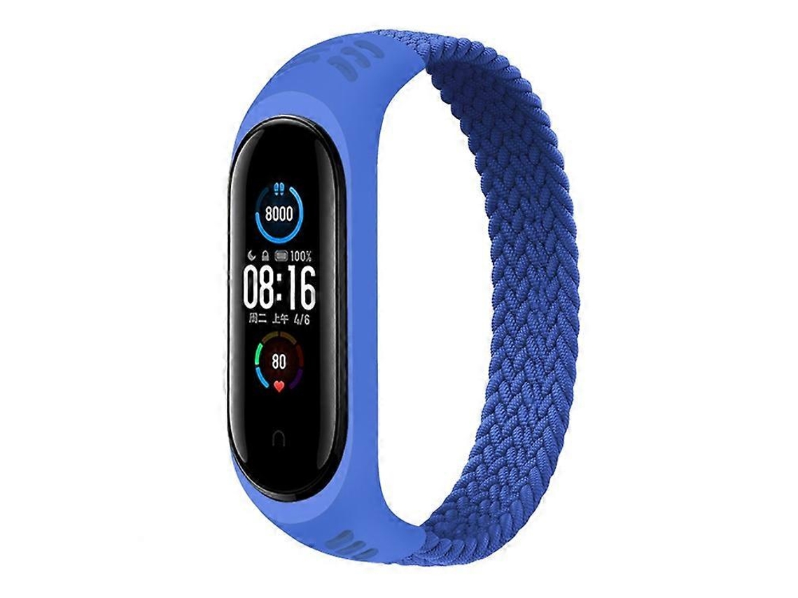 Pulseira Universal De Nylon Elástico Para Xiaomi Mi Band 6/5/4/3, Tamanho: Xl 180mm (arco-íris)