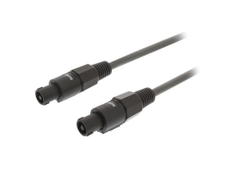 Cabo 2X Speakon Macho 2X1,5Mm Cobre 5 Metros Sweex