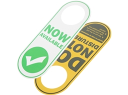 Placa De Pvc Dupla Face Para Portas, Ideal Para Hotéis E Escritórios, Fácil De Instalar.