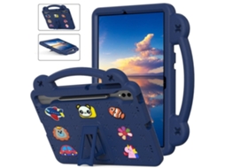 Capa Para Tablet Lurelia, Compatível Com Samsung Galaxy Tab S6 Lite De Desenho Animado Infantil, Azul Marinho, Proteção Antiquedas