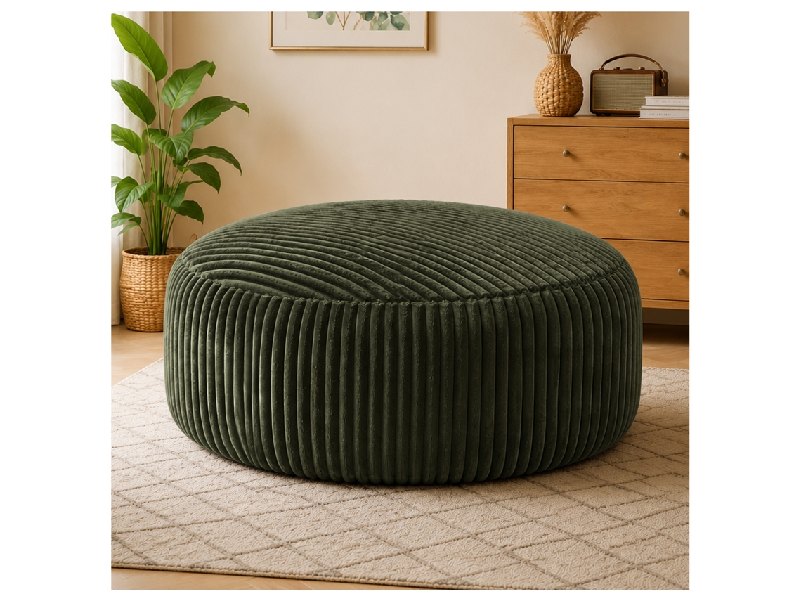 Poltrona Puff Extragrande, De 1,80 M, Com Enchimento De Espuma Viscoelástica, Sofá Macio Com Capa De Tecido Suave, Sofá