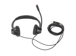 Fones de Ouvido Binaural Mali H390dpc com Redução de Ruído para Escritório e Pc