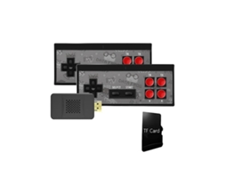 Console Portátil Retrô com 1800 Títulos Clássicos, Carregamento Usb AQUAFORGE