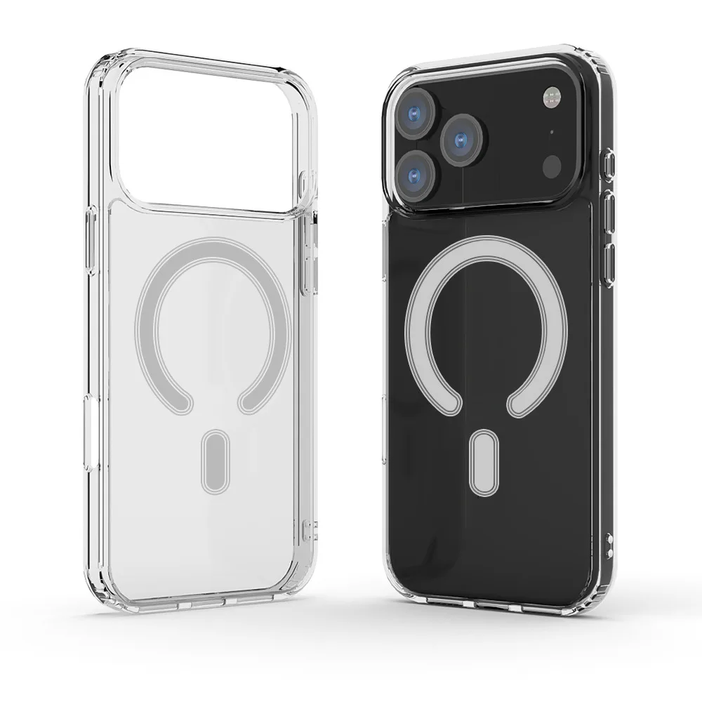 (iphone Air, Transparente) Capa Protetora Transparente E Resistente A Impactos Para Iphone, Compatível Com Carregamento Magnético.