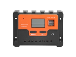 Laxiscreed Controlador Solar Com Display Lcd E Regulação Pwm De 3 Estágios Para Painéis Solares
