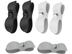 Organizador De Cabos Para Eletrodomésticos, Pacote Com 6 Unidades, Suporte Parede Cabo Alimentação, Clipe Parede, Eletrodomésticos-aquaforge