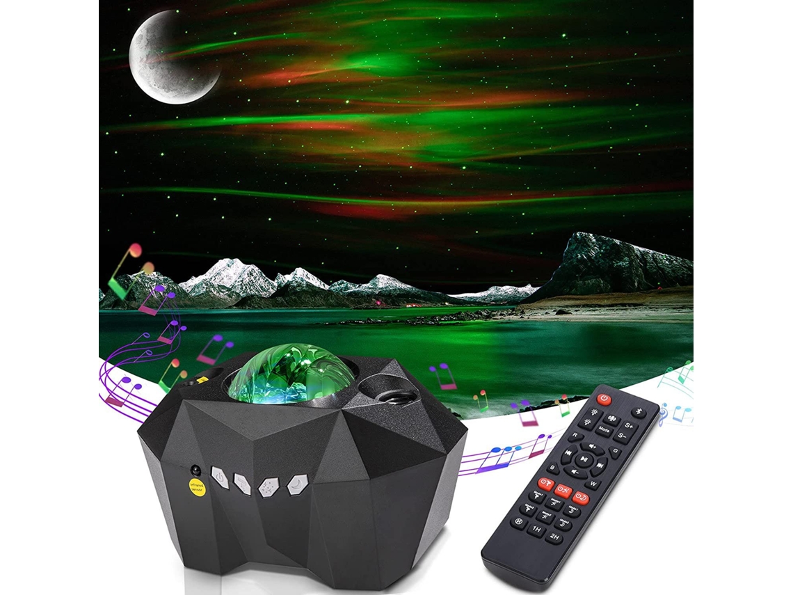 Projetor de Estrelas Aurora Boreal, Lâmpada Led para Luz Noturna, Perfekt, Max BRILVIBERA