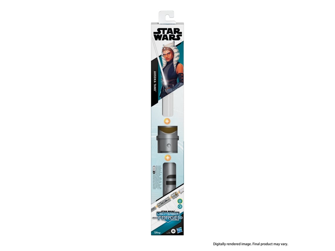 STAR WARS Lightsaber Forge Ahsoka Tano Sabre de Luz Branco Eletrónico STAR WARS (Idade recomendada: 4 anos)