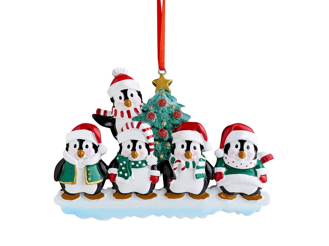 Laxiscreed Pendente De Natal Com Pinguim Para Decoração De Casa, Estilo 4, Pack De 1